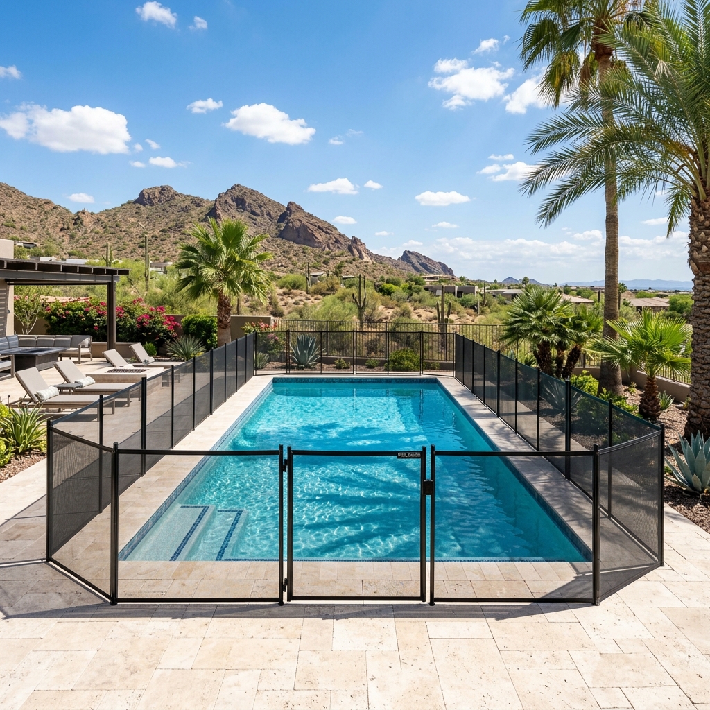 Pool Guard Safety Fence Installation in Glendale AZ