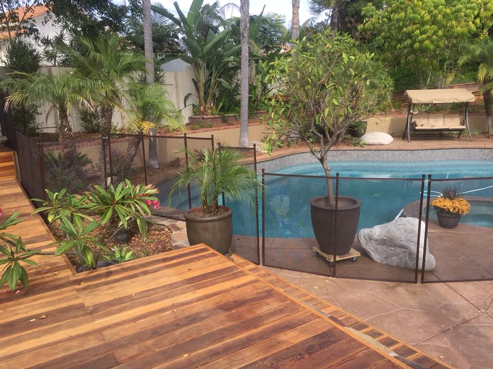 Pool Guard Removable Mesh Pool Safety Fence Installation in Phoenix